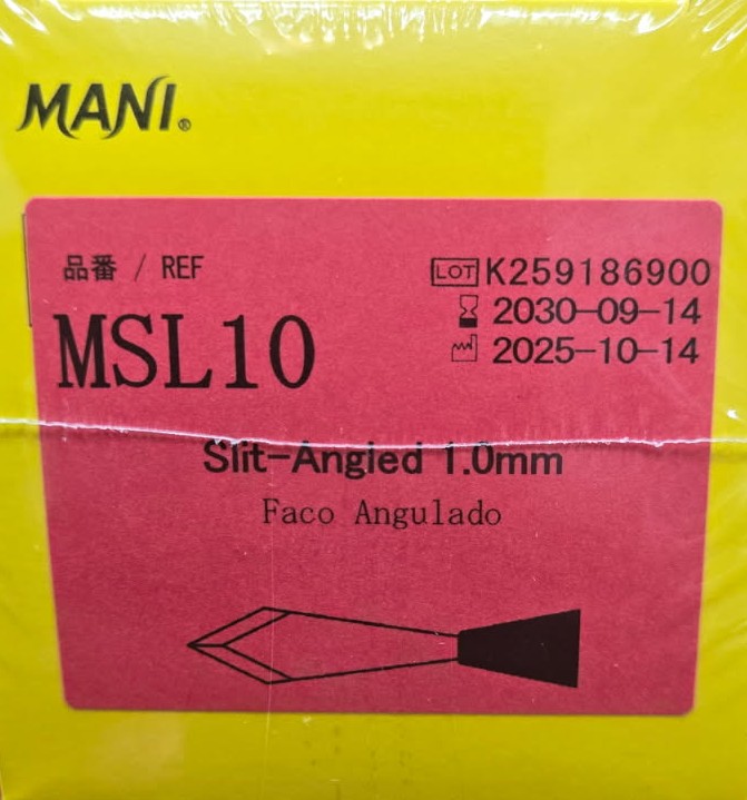 MANI Slit Angled Knife 1.0mm